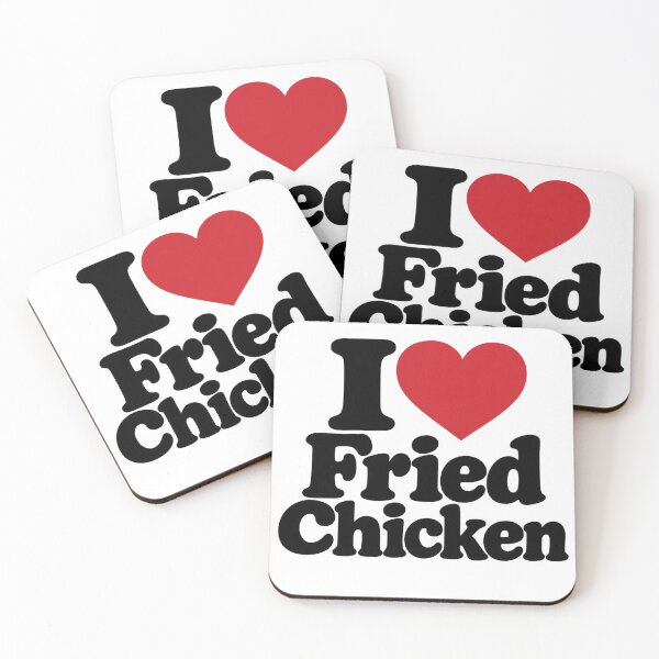 Item preview, I Love Fried Chicken – Funny Chicken Lover and Comfort Food Humor designed and sold by Trendably.