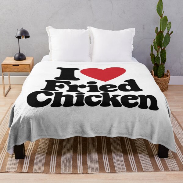 Item preview, I Love Fried Chicken – Funny Chicken Lover and Comfort Food Humor designed and sold by Trendably.