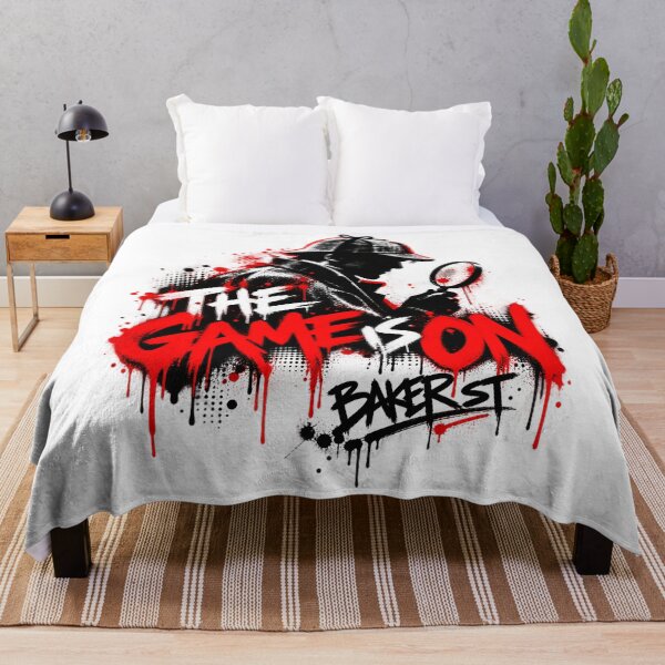 Item preview, Sherlock Holmes: The Game Is On Red Graffiti designed and sold by Fenay Designs.