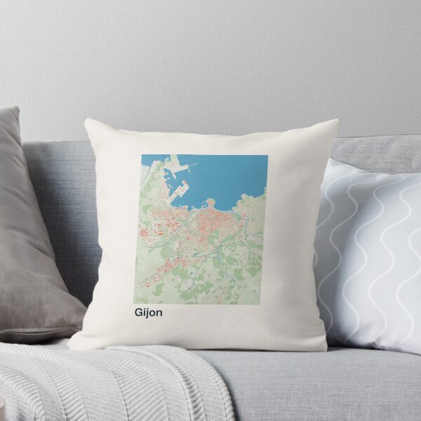 Item preview, Gijon Minimalistic Map Art designed and sold by MapsNerd.