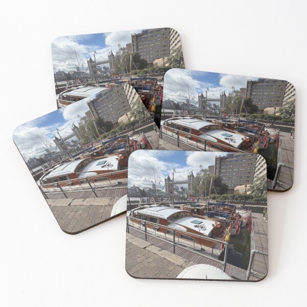 Item preview, Dunkirk Yachts at St Katharine Docks with Tower Bridge, London designed and sold by Astute-Artio-Photography.