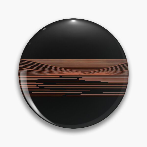 Item preview, Minimalist Terracotta Wave Lines - Abstract Landscape Horizon Line Art    designed and sold by VibeShift Studio.