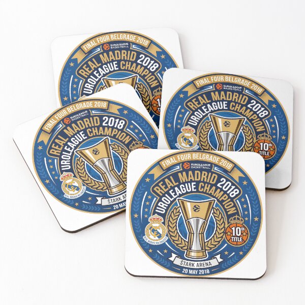Item preview, Real Madrid EuroLeague Champions Belgrade 2018 Commemorative Emblem designed and sold by Cath-Design.