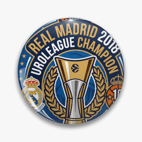 Item preview, Real Madrid EuroLeague Champions Belgrade 2018 Commemorative Emblem designed and sold by Cath-Design.
