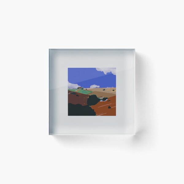 Item preview, Abstract Rural Landscape with Blue Sky designed and sold by ArtbyADriben.