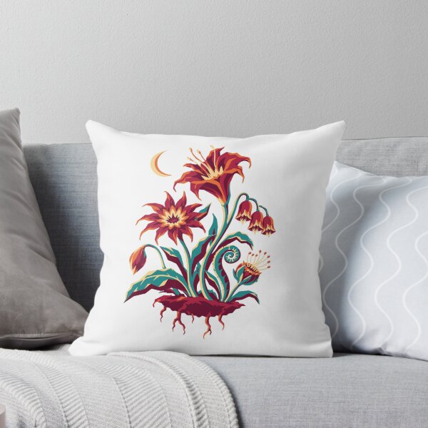 Item preview, Night Garden Alien Flowers | Gothic Botanical Art designed and sold by Allohar.