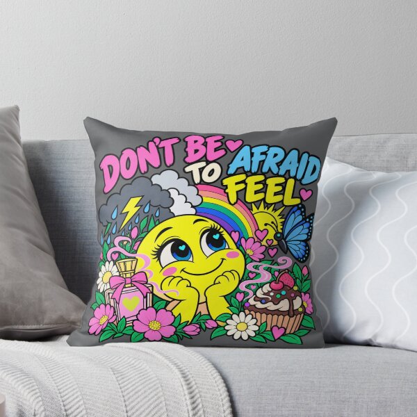 Item preview, Don't Be Afraid to Feel – Cute Smiley Face designed and sold by Aimetoi.