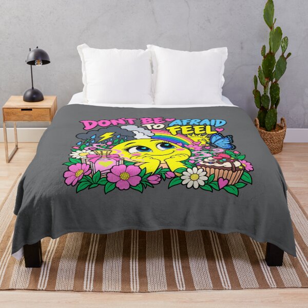 Item preview, Don't Be Afraid to Feel – Cute Smiley Face designed and sold by Aimetoi.