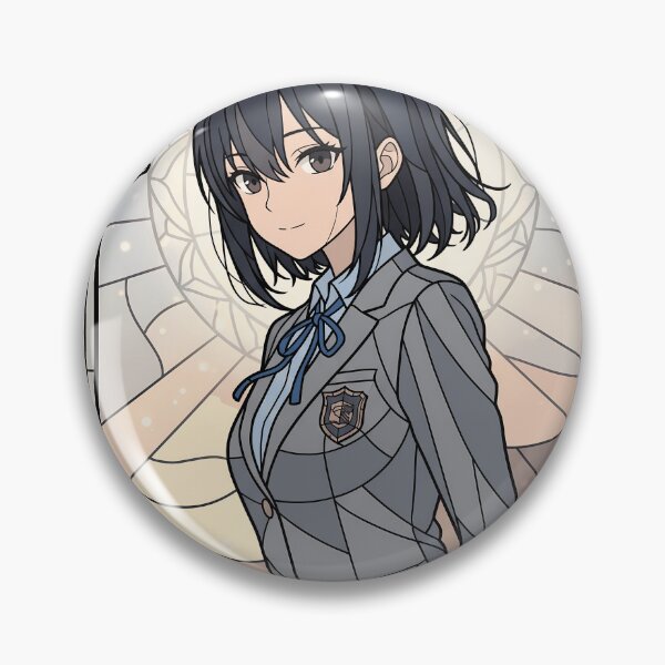 Item preview, Umi Asanagi Second Prettiest Girl Kura Nika Elegant Stained Glass School Glow designed and sold by mildaclairmo.
