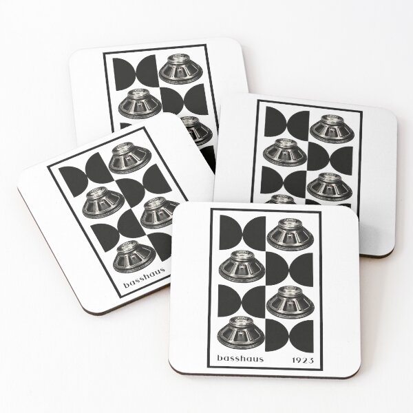Item preview, Basshaus 1923 Bauhaus Style Subwoofer Poster Art designed and sold by BASS-CULTURE.