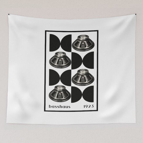 Item preview, Basshaus 1923 Bauhaus Style Subwoofer Poster Art designed and sold by BASS-CULTURE.