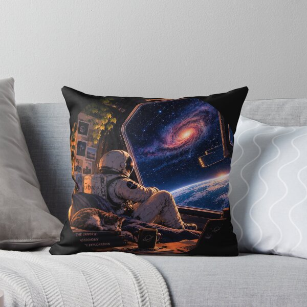 Item preview, Cozy Cosmic Observatory -Astronaut is on a Spaceship designed and sold by apex.vibe.