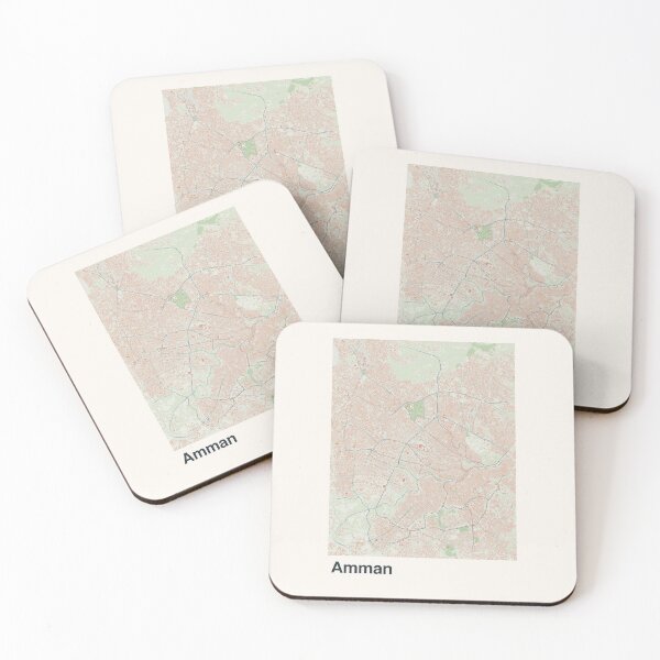 Item preview, Amman Minimalistic Map Art designed and sold by MapsNerd.