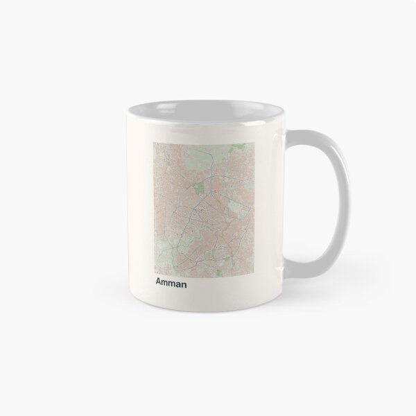 Item preview, Amman Minimalistic Map Art designed and sold by MapsNerd.