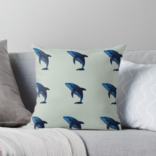 Item preview, Celestial Blue Whale Under the Golden Crescent Moon – Cosmic Ocean Art designed and sold by vinothmech53.