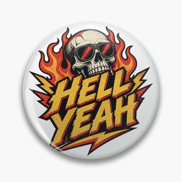 Item preview, Hell Yeah Bold Typography Graphic Design for Enthusiastic Expression PERFECT GIFT FOR YOU AND FRIENDS designed and sold by SketchyDez.