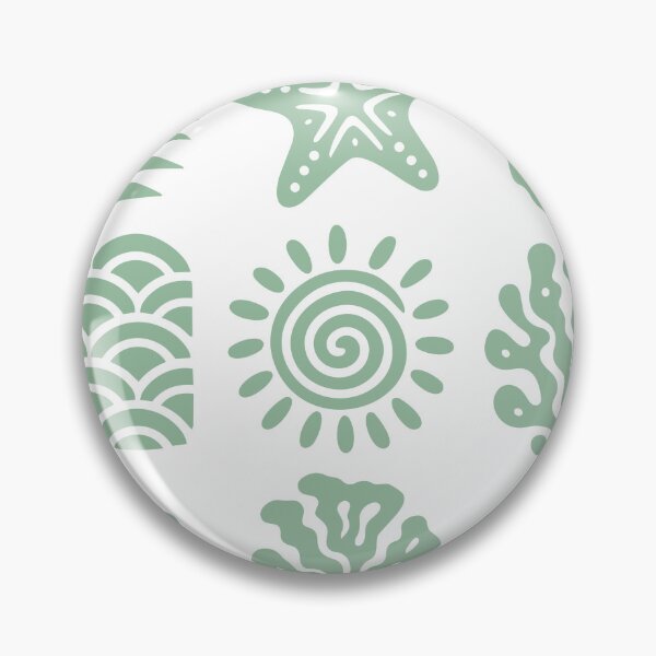 Item preview, Tropical Ocean Icons Beach Summer Wave Starfish Coral designed and sold by brandingpro.