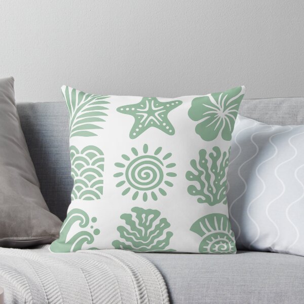 Item preview, Tropical Ocean Icons Beach Summer Wave Starfish Coral designed and sold by brandingpro.