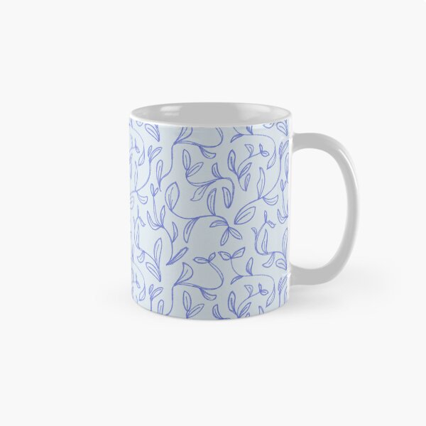 Item preview, Delicate Pencil Vine and Leaf Pattern Botanical Cottagecore designed and sold by LeelaLab.
