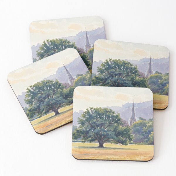 Item preview, The Tree and St Mary's Church, Monmouth designed and sold by Pinkgnomie.