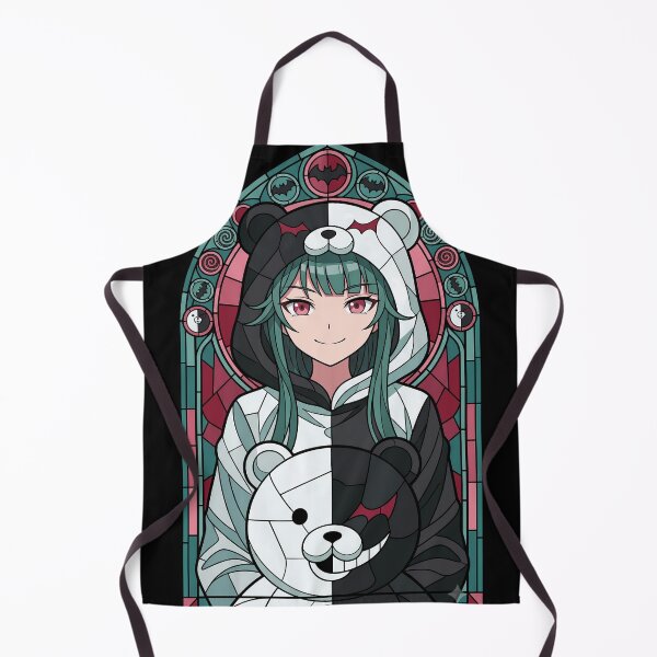 Item preview, Monokuma Danganronpa Stained Glass Bear Split Smile designed and sold by mildaclairmo.