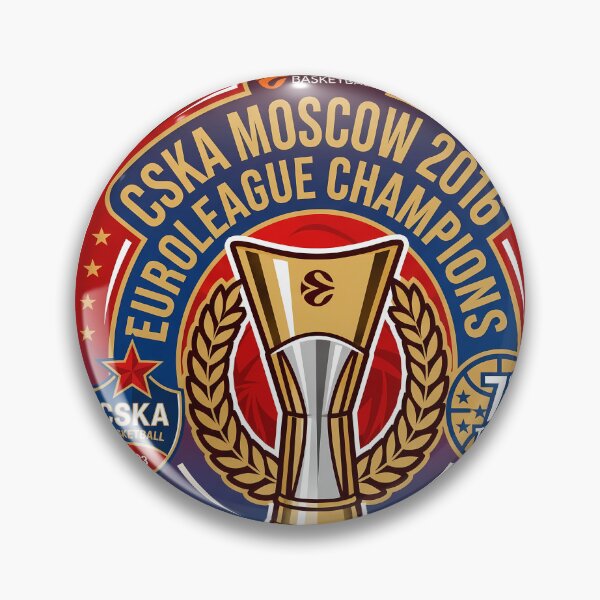 Item preview, CSKA Moscow EuroLeague Champions Berlin 2016 Commemorative Emblem designed and sold by Cath-Design.