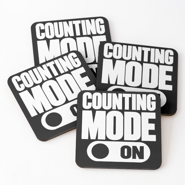 Item preview, Counting Mode On – Funny Work Life Humor for Tired Employees and Office Workers designed and sold by Trendably.