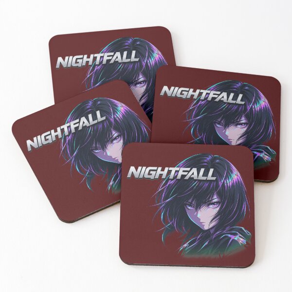 Item preview, Nightfall Dark Wolf Shadow Anime Aesthetic designed and sold by amelindahick.