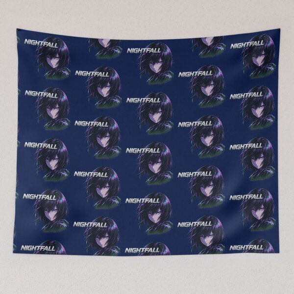 Item preview, Nightfall Dark Wolf Shadow Anime Aesthetic designed and sold by amelindahick.