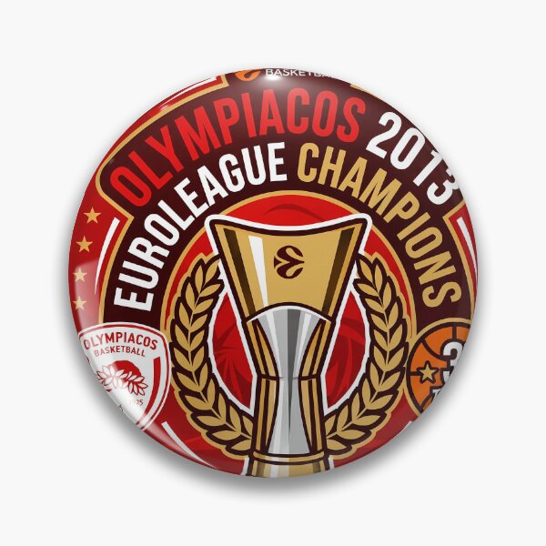 Item preview, Olympiacos EuroLeague Champions London 2013 Commemorative Emblem designed and sold by Cath-Design.