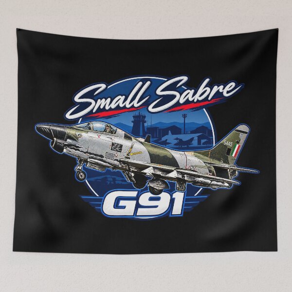 Item preview, Fiat G.91 Small Sabre – Italian Cold War Jet Fighter Aviation Design designed and sold by Aerolovers.