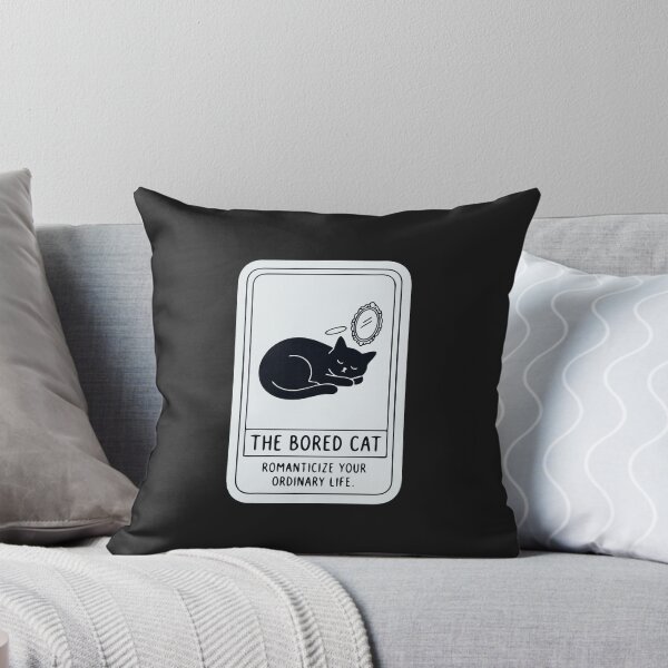Item preview, "The Bored Cat" Romanticize Your Ordinary Life Tarot Card designed and sold by Cipher & Soul.