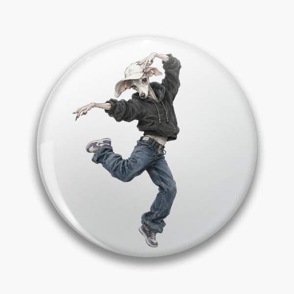 Item preview, Italian Greyhound Performing Hip Hop Dance in Streetwear designed and sold by Agnisherl.