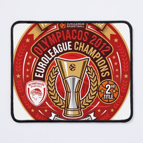 Item preview, Olympiacos EuroLeague Champions Istanbul 2012 Commemorative Emblem designed and sold by Cath-Design.