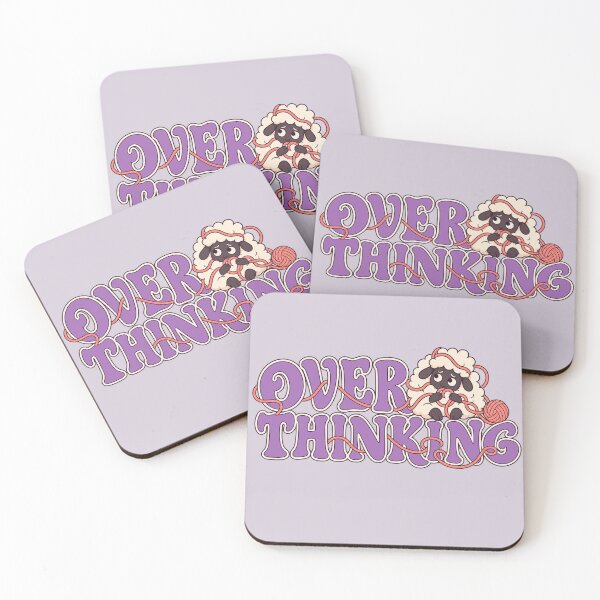 Item preview, Overthinking sheep designed and sold by MoodleDoon.