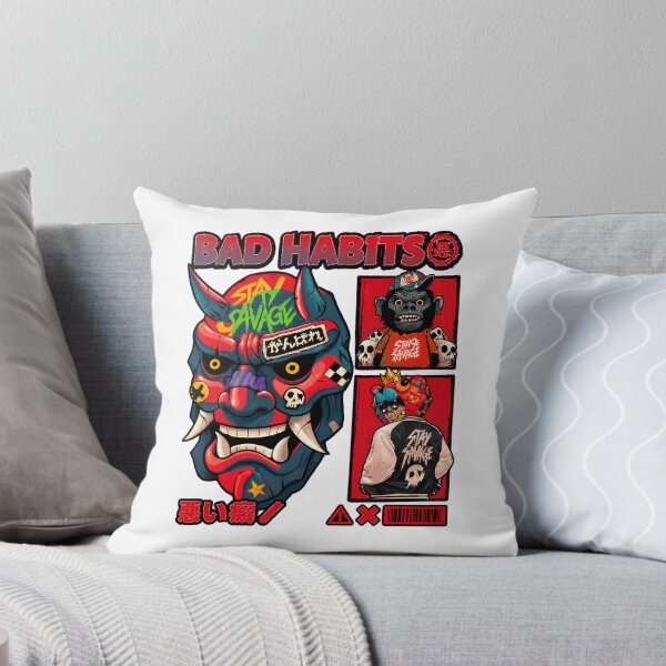 Item preview, Bad Habits Illustration with Edgy and Bold Style ⭐⭐⭐⭐⭐ designed and sold by GrandeCookie.
