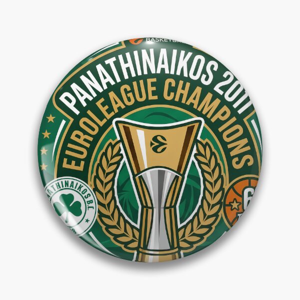 Item preview, Panathinaikos EuroLeague Champions Barcelona 2011 Commemorative Emblem designed and sold by Cath-Design.