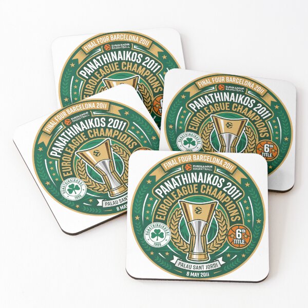 Item preview, Panathinaikos EuroLeague Champions Barcelona 2011 Commemorative Emblem designed and sold by Cath-Design.