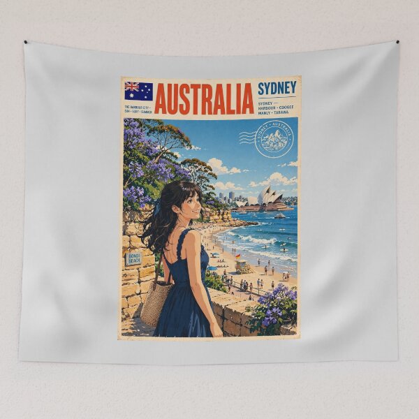 Item preview, AUSTRALIA - SYDNEY Coastal - Opera and Surf designed and sold by DibujandoPorfa.