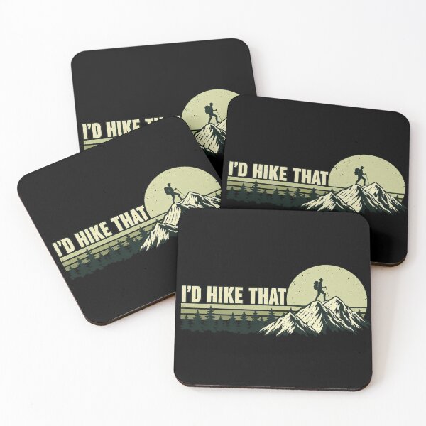 Item preview, I'd Hike That – Retro Mountain Hiking Humor designed and sold by WILLIAMS-BR.