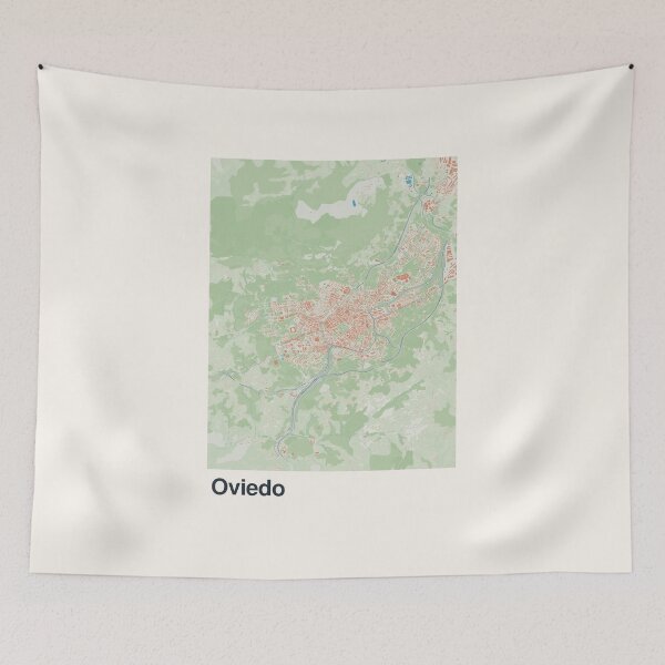 Item preview, Oviedo Minimalistic Map Art designed and sold by MapsNerd.
