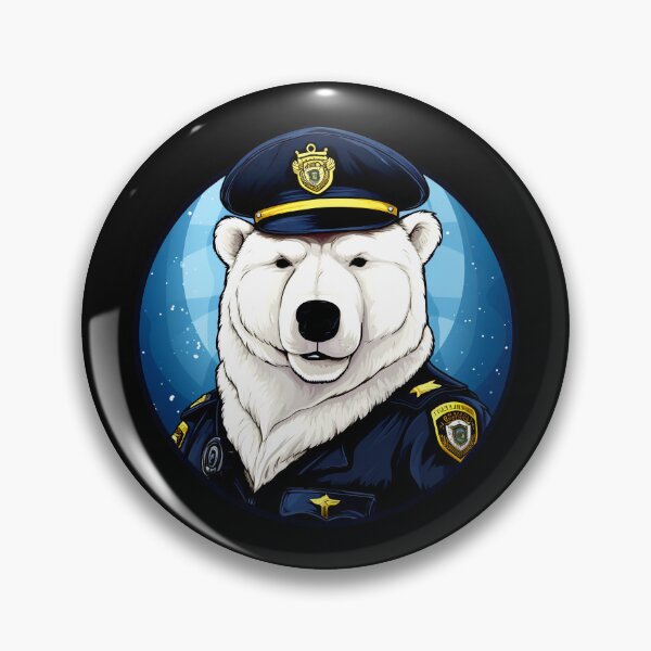 Item preview, Polar Bear Policeman designed and sold by Soulskier.