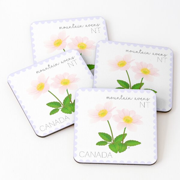 Item preview, Mountain Avens of Northwest Territories Stamp designed and sold by spontaneousing.
