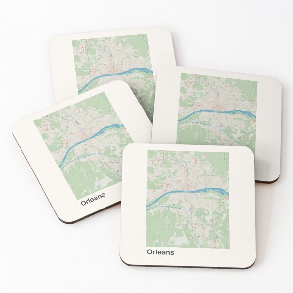 Item preview, Orleans Minimalistic Map Art designed and sold by MapsNerd.