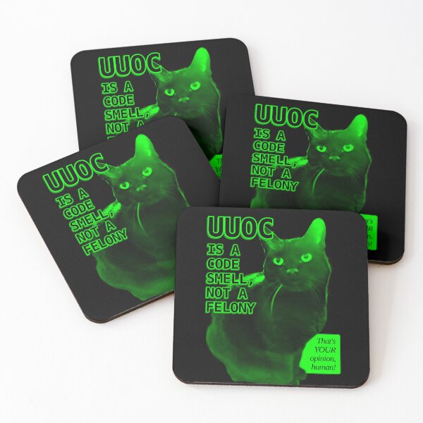 Item preview, Linux: UUOC (unnecessary use of cat) is a code smell, not a felony designed and sold by LittleGreyMan2026.