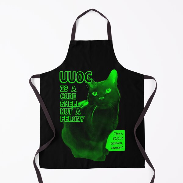 Item preview, Linux: UUOC (unnecessary use of cat) is a code smell, not a felony designed and sold by LittleGreyMan2026.