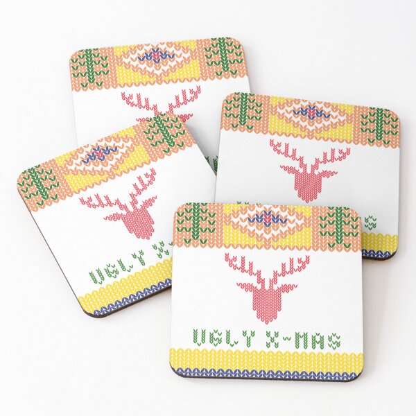 Item preview, colorful ugly christmas Sweater Knitting Patterns designed and sold by Print_This_Out.