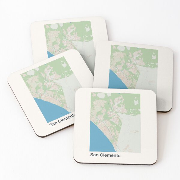 Item preview, San Clemente Minimalistic Map Art designed and sold by MapsNerd.