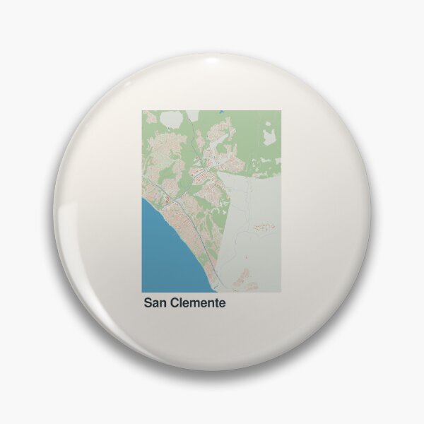 Item preview, San Clemente Minimalistic Map Art designed and sold by MapsNerd.