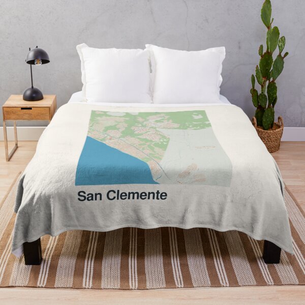Item preview, San Clemente Minimalistic Map Art designed and sold by MapsNerd.